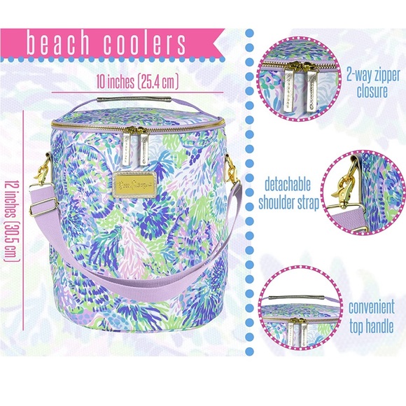 ✨New✨Insulated Cooler Bag 🎀 Shell of a Party - Picture 2 of 3